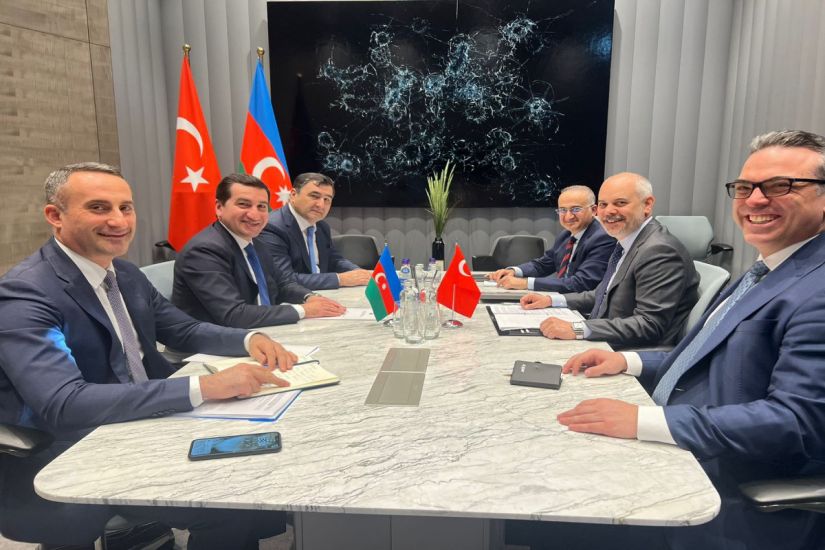 Prezidentin köməkçisi Türkiyə və Özbəkistandan olan həmkarları ilə görüşdü -       FOTO