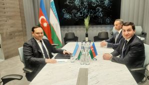Prezidentin köməkçisi Türkiyə və Özbəkistandan olan həmkarları ilə görüşdü -       FOTO — foto 1