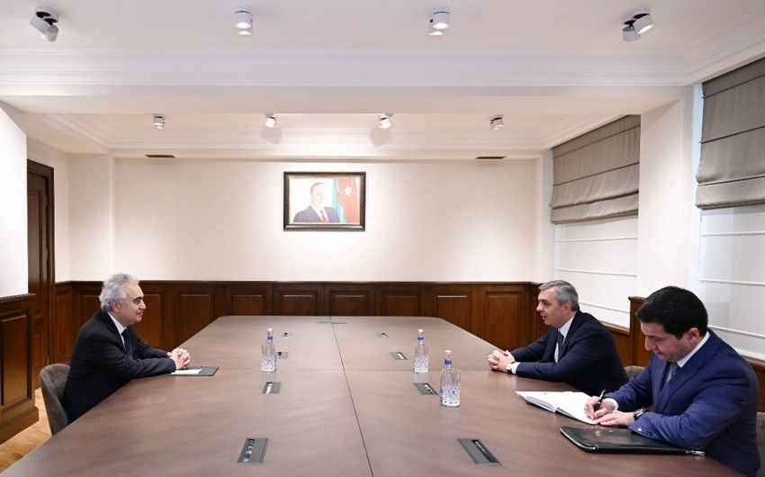 Samir Nuriyev Beynəlxalq Enerji Agentliyinin icraçı direktoru ilə görüşdü -       FOTO