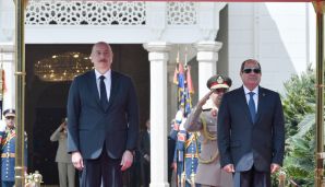 Prezident İlham Əliyevin Misirdə rəsmi qarşılanma mərasimi oldu -      FOTO - YENİLƏNDİ — foto 2