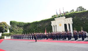 Prezident İlham Əliyevin Misirdə rəsmi qarşılanma mərasimi oldu -      FOTO - YENİLƏNDİ — foto 5