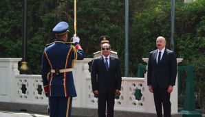 Prezident İlham Əliyevin Misirdə rəsmi qarşılanma mərasimi oldu -      FOTO - YENİLƏNDİ — foto 6