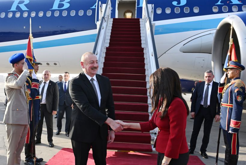 Azərbaycan Prezidenti İlham Əliyev Misirə rəsmi səfərə gəldi
