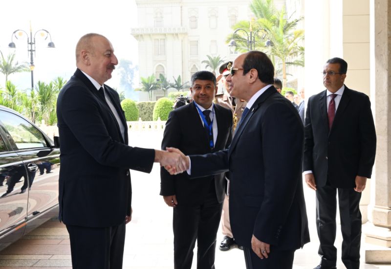 Prezident İlham Əliyevin Misirdə rəsmi qarşılanma mərasimi oldu -      FOTO - YENİLƏNDİ