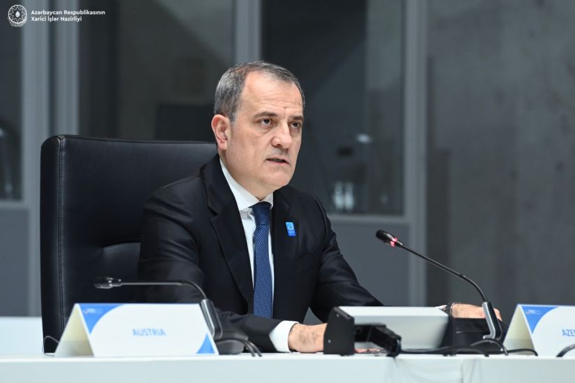 Ceyhun Bayramov Almaniyada Ukraynanın Bərpa Konfransında çıxış etdi