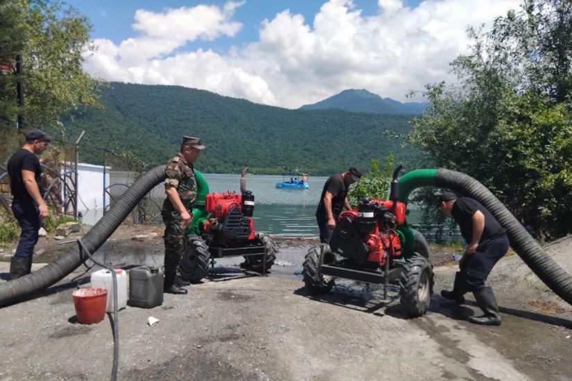 Yağıntılarla bağlı Qəbələdəki Nohur gölünün daşma riski yarandı
