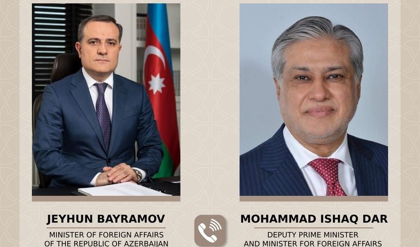 Ceyhun Bayramov pakistanlı həmkarı ilə telefonla danışdı