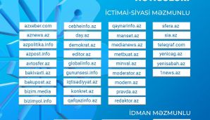 Onlayn media subyektlərinə dəstək layihəsi çərçivəsində elan edilmiş müsabiqənin nəticələri açıqlanıb -   Siyahıda "Pravda.az" da var — foto 1