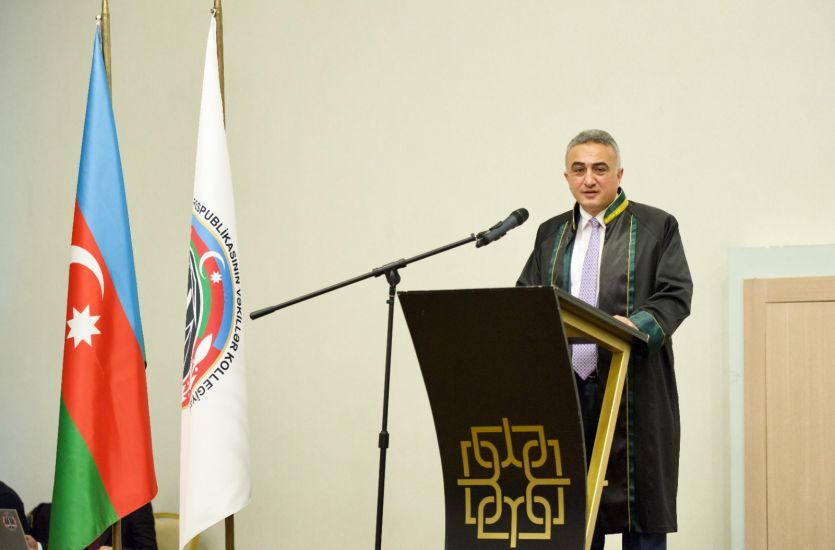 Vəkilliyə namizədlərin təntənəli andiçmə mərasimi olub, bir qrup jurnalist təltif edilib