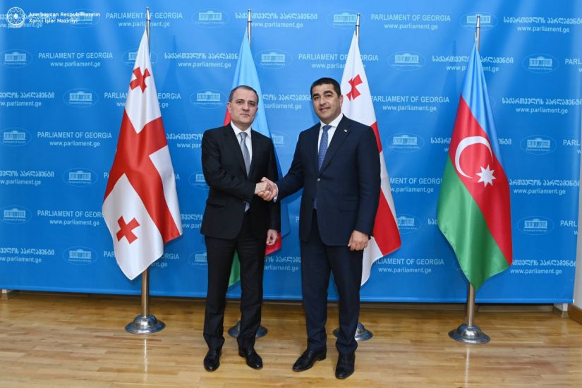 Ceyhun Bayramov Gürcüstan parlamentinin sədri ilə regiondakı vəziyyəti müzakirə etdi