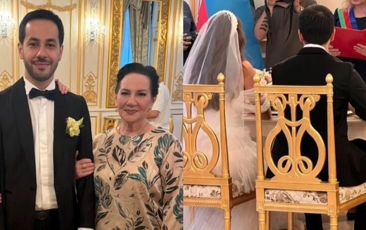 Aktrisanın oğlu evləndi