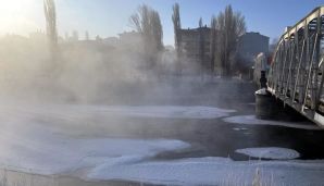 Kür çayı dondu -       FOTO — foto 2