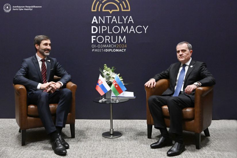 Ceyhun Bayramov Slovakiyanın xarici işlər naziri ilə görüşdü