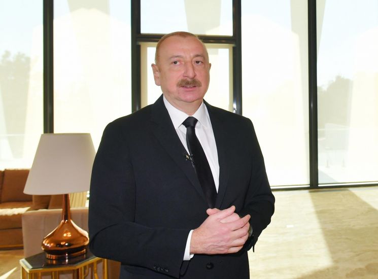 İlham Əliyev: Hər il biz Xəzər dənizinin getdikcə daha da dayazlaşmasının şahidi oluruq