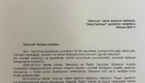 Komitə sədri tanınmış jurnalisti təbrik etdi –       FOTOLAR — foto 5