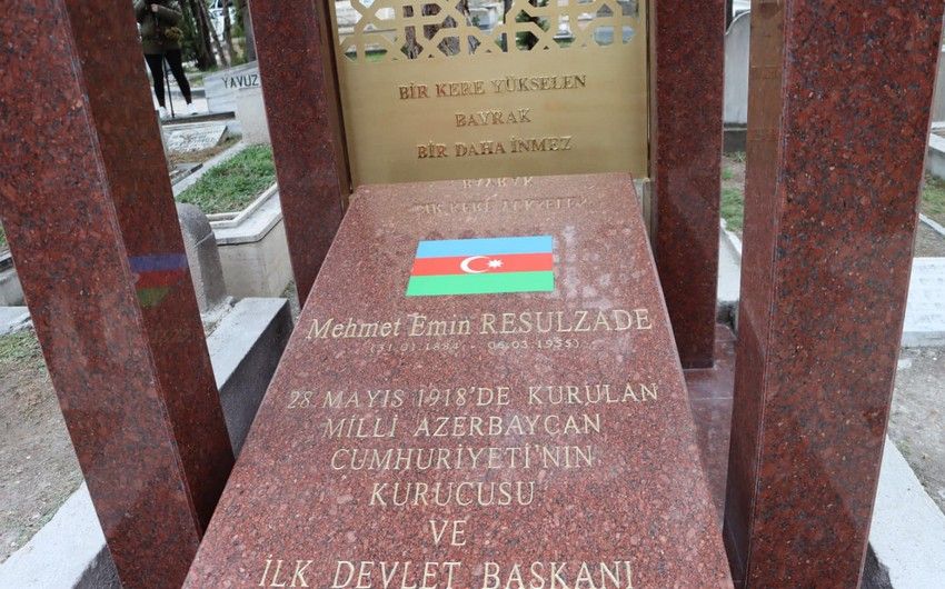 Məhəmməd Əmin Rəsulzadənin məzarının abadlaşdırılması istiqamətində kompleks işlər görülüb -       FOTO