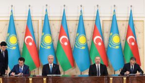 Azərbaycan-Qazaxıstan sənədlərinin imzalanması mərasimi olub -     YENİLƏNDİ - FOTOLAR — foto 9