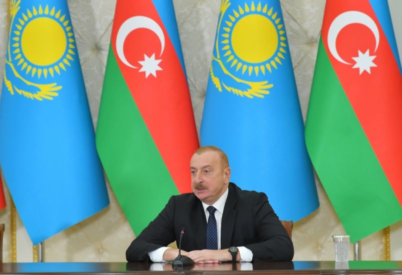 Azərbaycan Prezidenti: TransXəzər nəqliyyat dəhlizi bu gün öz potensialını tam şəkildə açır