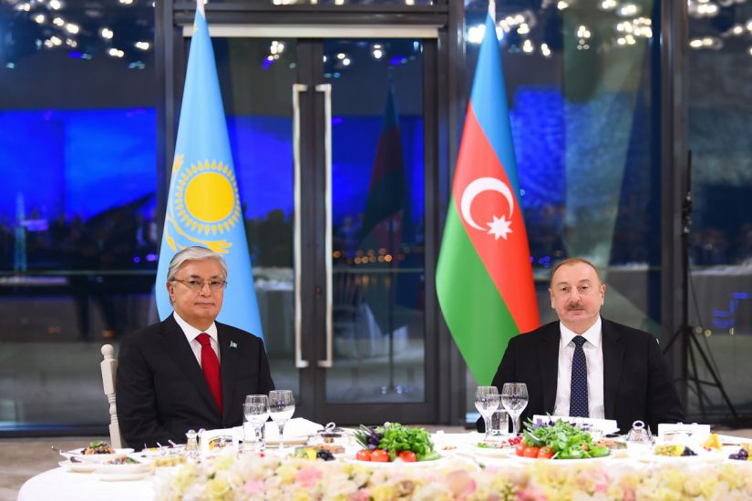 Kasım-Jomart Tokayevin şərəfinə dövlət ziyafəti verildi -   YENİLƏNDİ
