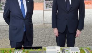 Azərbaycan və Qazaxıstan prezidentləri Füzulidə Mərkəzi Rayon Xəstəxanasının layihəsi ilə tanış olublar -   YENİLƏNDİ — foto 1