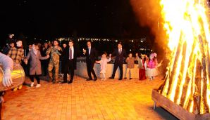 Naftalanda Bahar bayramı Şəhid və qazi ailələri ilə birgə -     FOTOLAR — foto 9