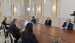 Prezident İlham Əliyev BMT Baş katibinin siyasət üzrə müavinini qəbul edib — foto 1