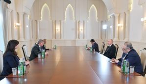 Prezident İlham Əliyev BMT Baş katibinin siyasət üzrə müavinini qəbul edib — foto 2