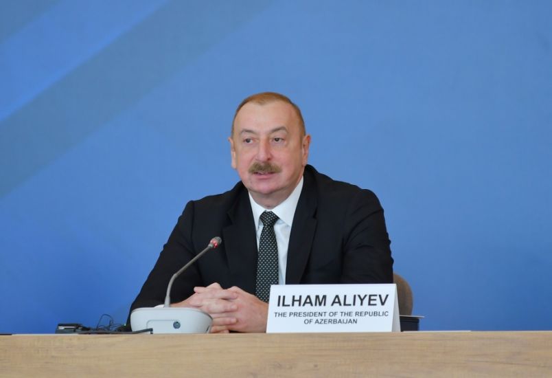 Rusiya mediası Prezident İlham Əliyevin XI Qlobal Bakı Forumunda çıxışından yazdı