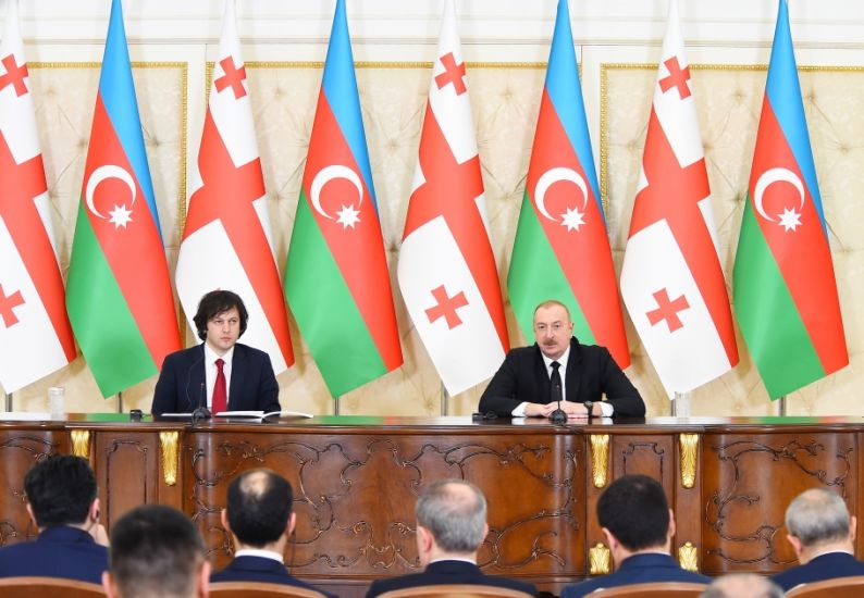 Baş nazir İrakli Kobaxidze: Azərbaycan-Gürcüstan münasibətləri çox möhkəm təməl üzərində qurulub