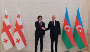 Prezident İlham Əliyevin Gürcüstanın Baş naziri İrakli Kobaxidze ilə təkbətək görüşü olub -     YENİLƏNDİ - 2 — foto 1
