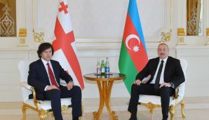 Prezident İlham Əliyevin Gürcüstanın Baş naziri İrakli Kobaxidze ilə təkbətək görüşü olub -     YENİLƏNDİ - 2 — foto 2