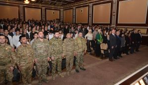 Abşeron rayonunda Çanaqqala Zəfərinin 109-cu ildönümü qeyd edilib -     FOTOLAR — foto 4