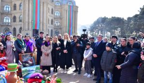Abşeronda Novruz bayramı böyük izdihamla qeyd olundu -   FOTOLAR — foto 3