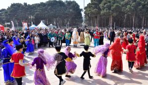 Abşeronda Novruz bayramı böyük izdihamla qeyd olundu -   FOTOLAR — foto 4