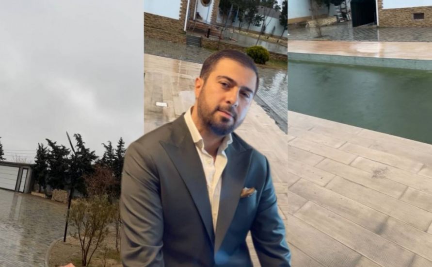 Namiq Qaraçuxurlu evindən video paylaşdı