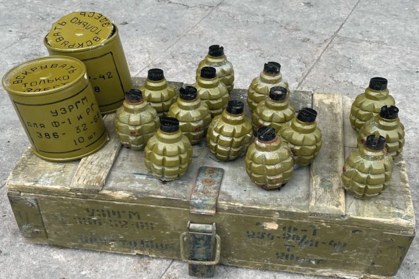 Kəlbəcərdə əl qumbaraları tapıldı