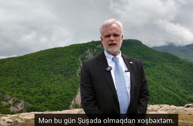 ABŞ səfiri: Mən bu gün Şuşada olmaqdan xoşbəxtəm -     VİDEO