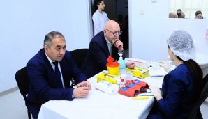 Naftalanda qanvermə aksiyası keçirildi -         FOTOLAR — foto 10