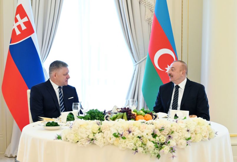 Azərbaycan Prezidentinin adından Slovakiya Baş nazirinin şərəfinə rəsmi nahar verildi