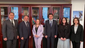 Hikmət Hacıyev BMT Baş katibinin köməkçisi ilə görüşüb — foto 1