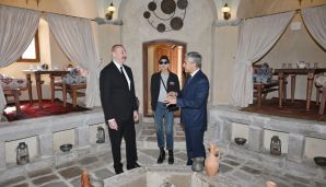 Şuşada Şirin su hamamının bərpadan sonra açılışı oldu  -   FOTOLAR - YENİLƏNDİ — foto 3