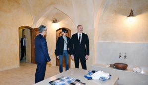Şuşada Şirin su hamamının bərpadan sonra açılışı oldu  -   FOTOLAR - YENİLƏNDİ — foto 4