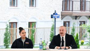 Şuşada birinci yaşayış kompleksinin açılışı və şəhərə köçmüş ilk sakinlərlə görüş -     VİDEO - FOTO - YENİLƏNDİ - 2 — foto 6