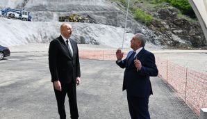 Prezident İlham Əliyev Xankəndi-Şuşa-Laçın avtomobil yolunda görülən işlərlə tanış olub -   FOTO - YENİLƏNDİ — foto 1