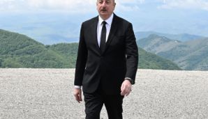 Prezident İlham Əliyev Şuşa rayonunun Turşsu qəsəbəsinin təməlini qoyub -   FOTO - YENİLƏNDİ — foto 3