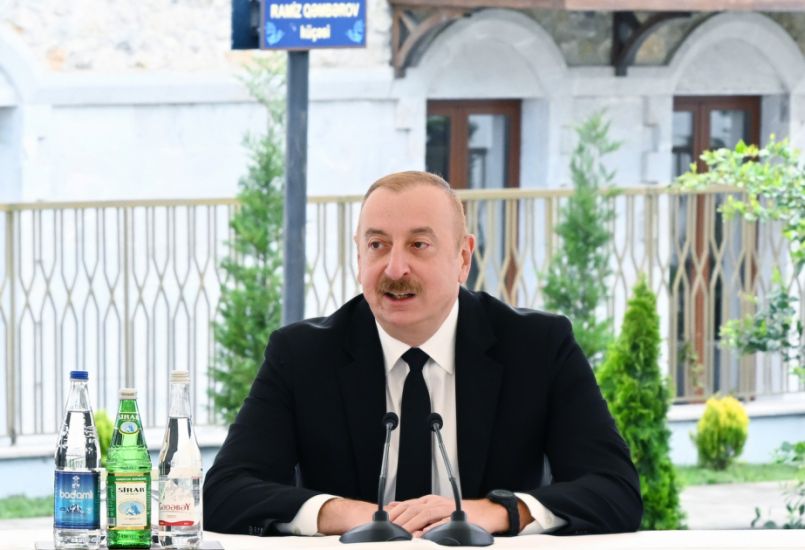 Prezident: "Bir dəfə mənə Şuşa haqqında sual veriləndə dedim ki..."