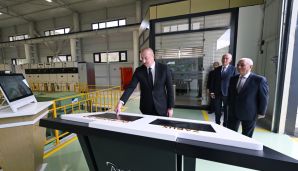Prezident İlham Əliyev Laçında kiçik su elektrik stansiyalarının açılışlarında iştirak edib -   FOTOLAR — foto 3