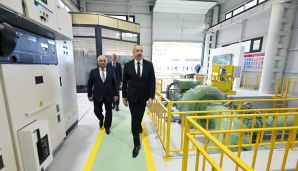 Prezident İlham Əliyev Laçında kiçik su elektrik stansiyalarının açılışlarında iştirak edib -   FOTOLAR — foto 4