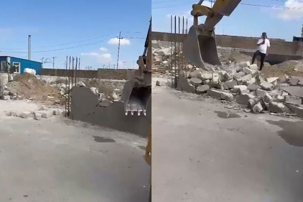 Abşeronda qanunsuz tikintinin qarşısı alınıb -     VİDEO