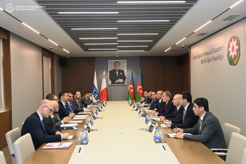 Ceyhun Bayramovla ATƏT sədri arasında görüş keçirildi